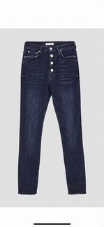 Джинсы zara с высокой талией