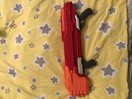 Nerf twinshok с пулями