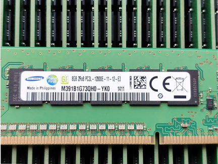 DDR3 8Gb ECC Unbuffered M391B1G73QH0-YK0 12800E