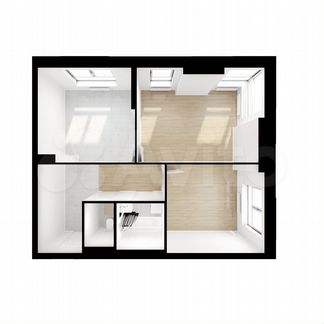 2-к квартира, 52.8 м², 12/13 эт.