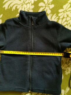 Флисовая кофта на молнии на 3 года