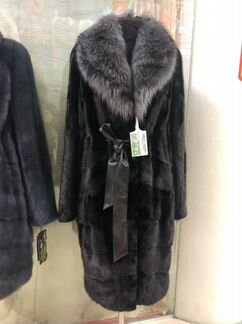 Шуба из меха норки