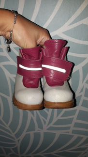 Ботинки зимние кожаные