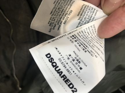 Пуховик D’sqared, качество люкс