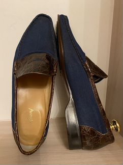 Новые туфли Brioni крокодил оригинал