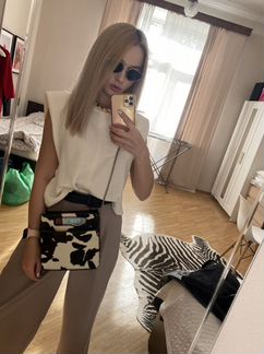 Майка утепленная с подплечниками Zara