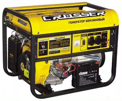 Бензогенератор crosser CR-G8000 (6.5 кВт)
