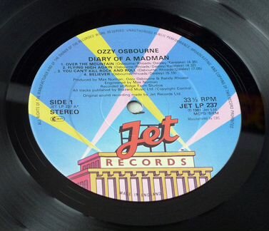 Ozzy Osbourne Diary Of A Madman LP UK 1982 Англия