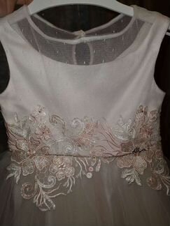 Платье праздничное 110 и туфли