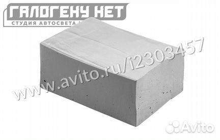 Серый герметик для стекол фар брикет