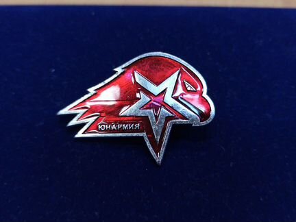 Значок Юнармии орёл на берет