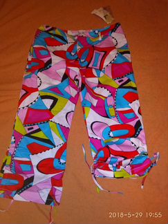 Брюки укороченные летние