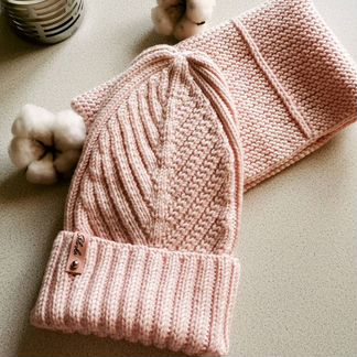 Шапка и снуд для девочки