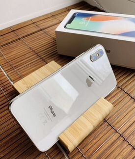 iPhone X 64GB silver Ростест с чеком