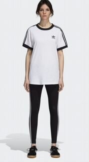 Футболка Adidas 3-stripes White новая оригинал
