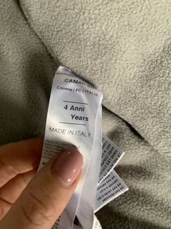 Детское итальянское пальто шерстяное