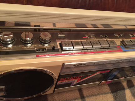 Магнитола Sharp QT 77 Ретро как Новый