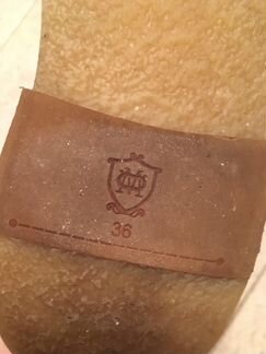 Ботинки синие Massimo Dutti