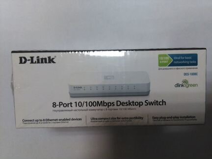 Коммутатор D-link DES-1008C A1B