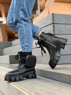 Prada Ботинки С Карманами Monolith