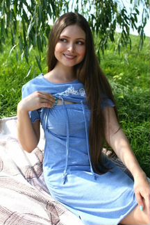 Домашнее платье для кормления