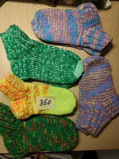 Носки вязанные детские и подростковые 0+