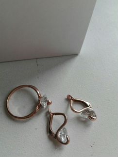 Серьги, колечки, браслет на ногу