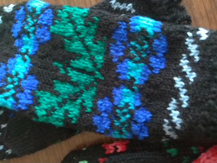 Варежки ручной работы