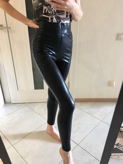 Кожаные леггинсы ASOS размер S