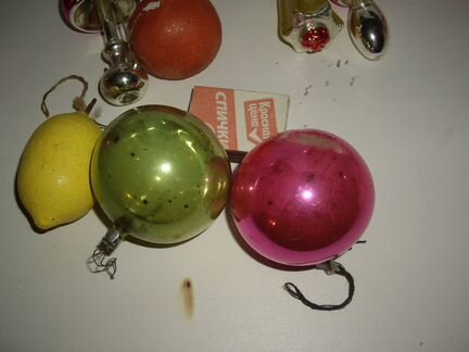 Елочные игрушки винтаж СССР 50-е