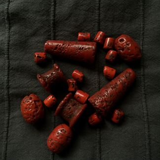 Бусины из натурального коралла