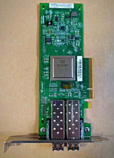 Контроллер Qlogic QLE2562 HP 8Gbp/s Dual Port