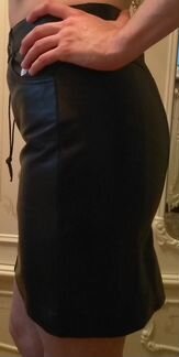 Кожаная юбка