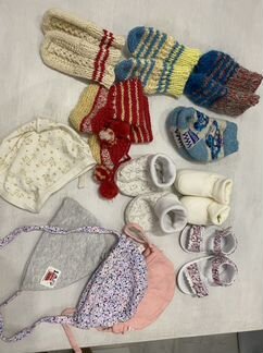 Пинетки, шапочки