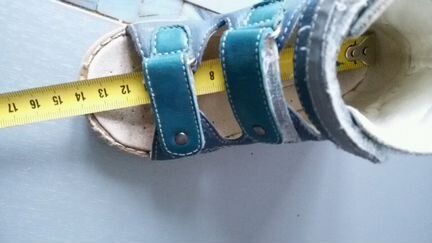 Ортопедические сандалии с высоким берцем, р-р 21