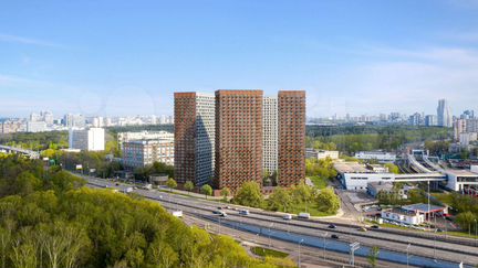 1-к апартаменты, 37.3 м², 3/28 эт.