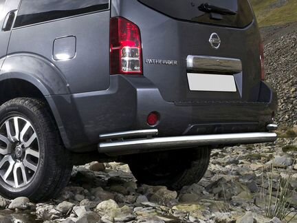 Защита бампера на Ниссан Патфайндер