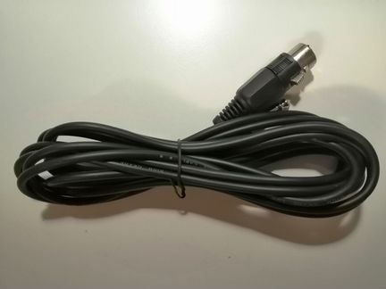 Кабель микрофонный XLR/F - 6.3 mm Jack Mono 3 м