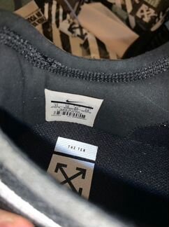 Nike Air Force Off-White Black White 11US С чеком