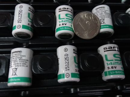 Батарейка Lithium 3.6V Saft 1/2AA (14250)