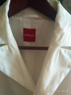 Пиджак белый хлопок Olsen