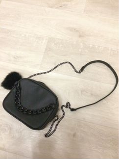 Сумка женская черная клатч