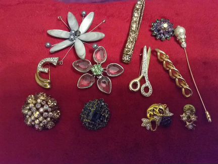 Винтажная брошь