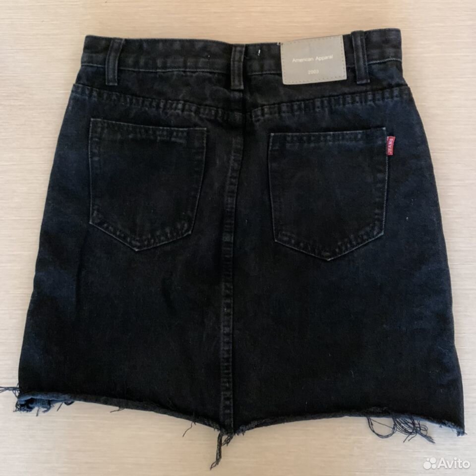 Черная джинсовая юбка 89673323358 купить 4