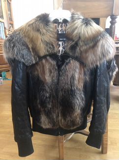 Куртка кожаная утепленная