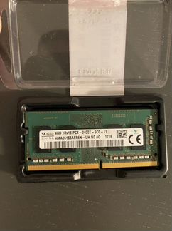Оперативная ram ddr4 4gb 2400