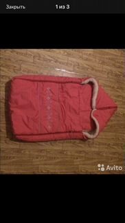 Конверт зимний для девочки из овчины