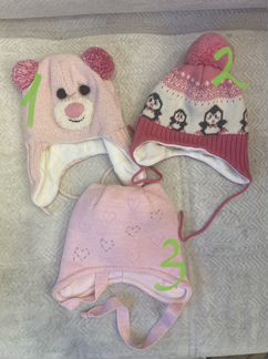 Шапки шлемы для девочки