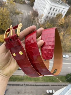 Новые ремни Zilli крокодил оригинал