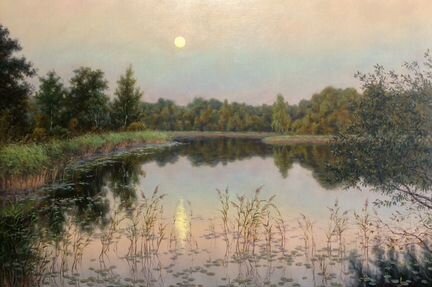 Сумерки. Холст, масло